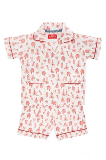 Dreamcatcher Red Short Pyjamas