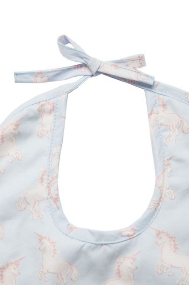 Unicorn Bib Tie Detail