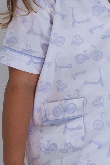 Bicycle Lilac Short Pyjamas