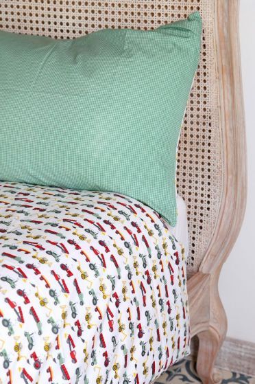 Cot Bed Tractor Colour Duvet Cover