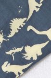 Dinosaur Blue Hooded Towel