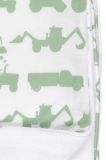 Tractor Green Towelling Blanket