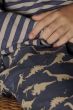 Dinosaur Blue Striped T-Shirt Pyjama 