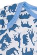 Safari Blue Baby Vest