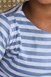 Safari Blue Striped T-Shirt Pyjama