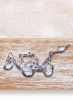 Tractor Grey Photo Frame Detail 1