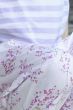 Lilac Blossom Striped T-Shirt Pyjama