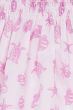 Ocean Pink Gathered Short Set