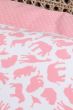 Single Safari Pink Duvet Cover