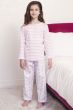 Skiing Pink Striped T-Shirt Pyjama