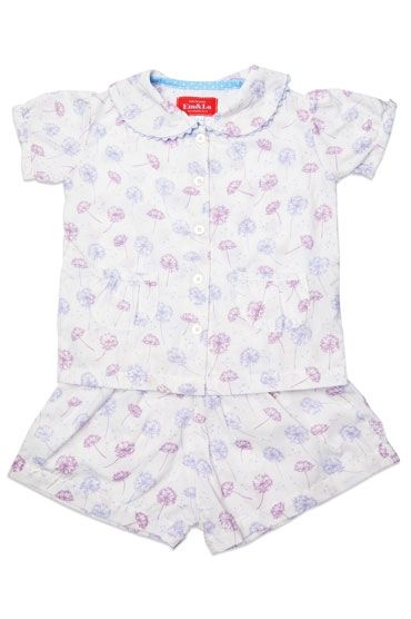 Dandelion Cotton Short Set