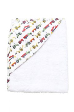 Tractor Colour Hooded Towel