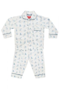 Skiing Blue Classic Pyjama