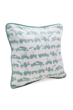 Tractor Green Cushion