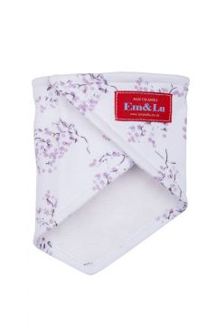 Lilac Blossom Dribble Bib