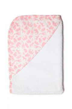 Safari Pink Hooded Towel 