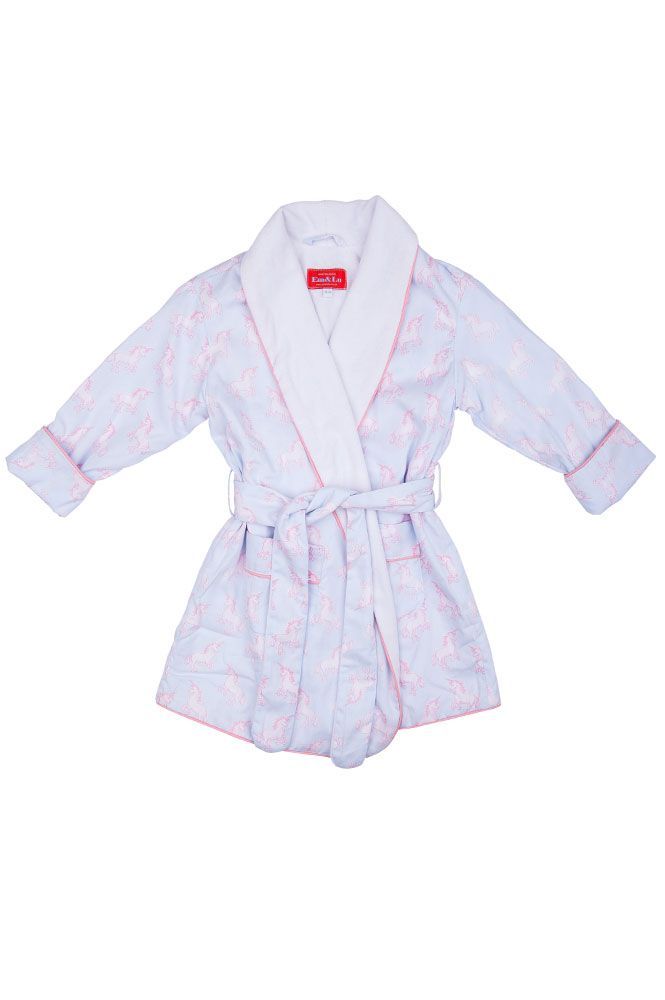 unicorn baby dressing gown